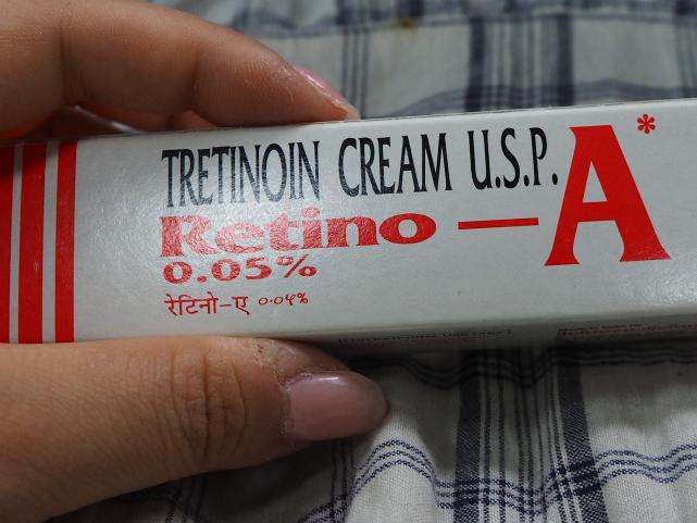 レチノAクリームの「弱まったターンオーバーを促進」の投稿写真