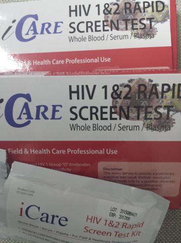 HIV（エイズ）検査キットの「2回とも陰性でした!」の投稿写真