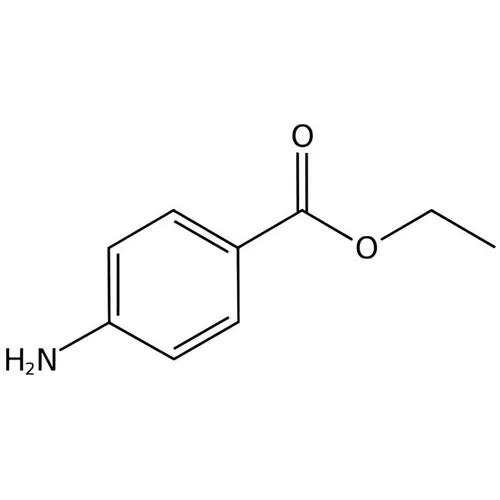 総称名：ベンゾカイン（アミノ安息香酸エチル）｜化学式：C9H11NO2｜CAS番号：34584