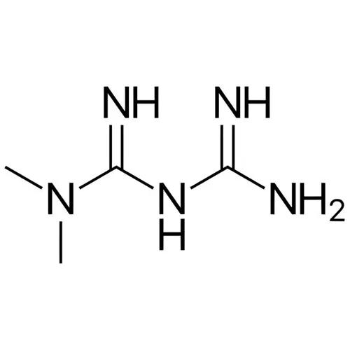総称名：メトホルミン｜化学式：C4H11N5｜CAS番号：657-24-9