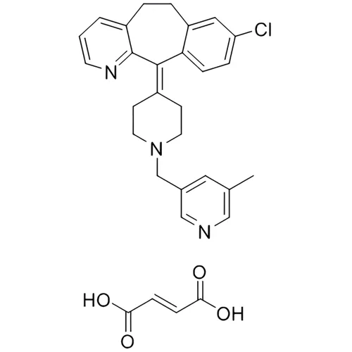 一般名：ルパタジンフマル酸塩｜化学式：C26H26ClN3・C4H4O4｜CAS番号：182349-12-8