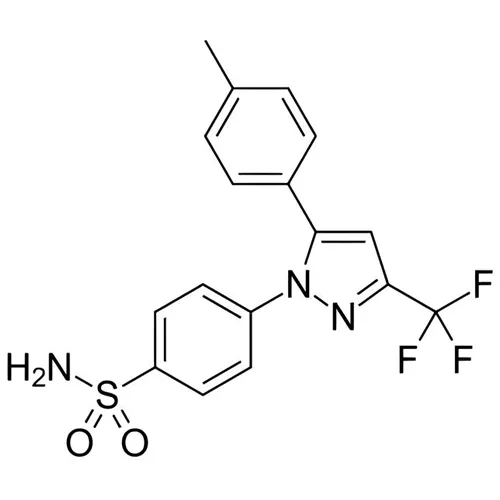 総称名：セレコキシブ｜化学式：C17H14F3N3O2S｜CAS番号：169590-42-5