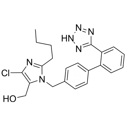 総称名：ロサルタン｜化学式：C22H23ClN6O｜CAS番号：114798-26-4