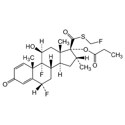 総称名：フルチカゾンプロピオン酸エステル｜化学式：C25H31F3O5S｜CAS番号：80474-14-2