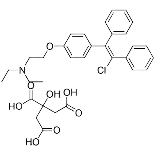 一般名：クロミフェンクエン酸塩｜化学式：C26H28ClNO・C6H8O7｜CAS番号：50-41-9