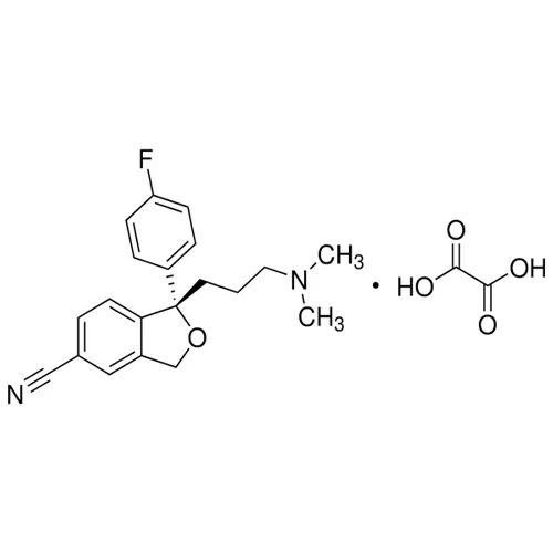 一般名：エスシタロプラムシュウ酸塩｜化学式：C20H21FN2O・C2H2O4｜CAS番号：219861-08-2
