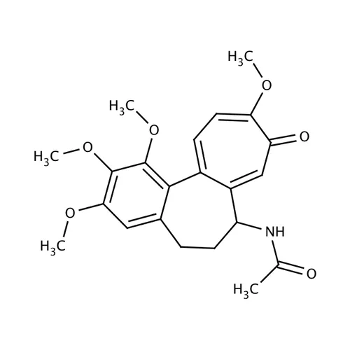 総称名：コルヒチン｜化学式：C22H25NO6｜CAS番号：64-86-8