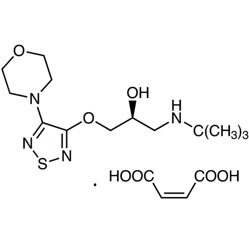一般名：チモロールマレイン酸塩｜化学式：C13H24N4O3S・C4H4O4｜CAS番号：26921-17-5