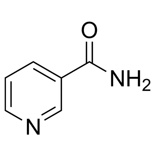 総称名：ニコチンアミド（ニコチン酸アミド）｜化学式：C6H6N2O｜CAS番号：98-92-0