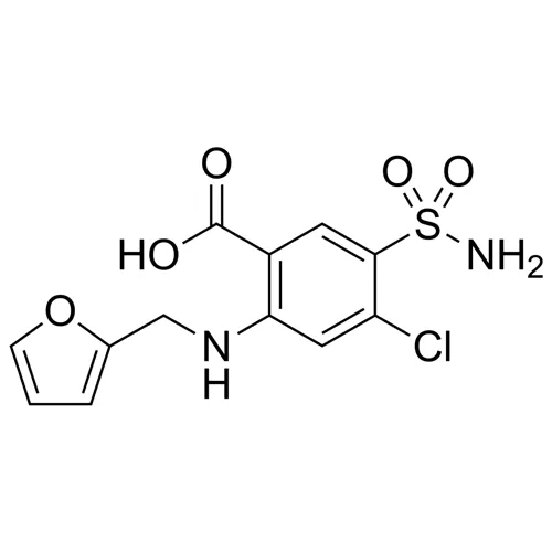 総称名：フロセミド｜化学式：C12H11ClN2O5S｜CAS番号：54-31-9