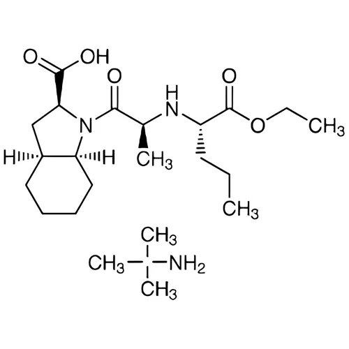 総称名：ペリンドプリルエルブミン｜化学式：C19H32N2O5・C4H11N｜CAS番号：107133-36-8