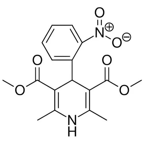 総称名：ニフェジピン｜化学式：C17H18N2O6｜CAS番号：21829-25-4
