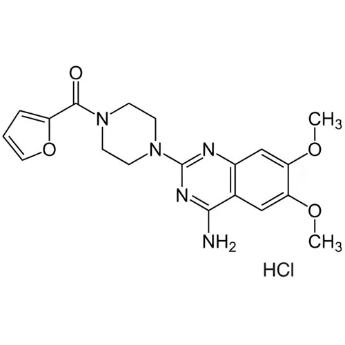一般名：プラゾシン塩酸塩｜化学式：C19H21N5O4・HCl｜CAS番号：19237-84-4