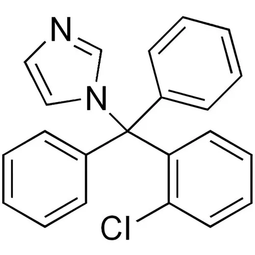総称名：クロトリマゾール｜化学式：C22H17ClN2｜CAS番号：23593-75-1
