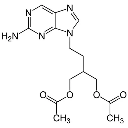 総称名：ファムシクロビル｜化学式：C14H19N5O4｜CAS番号：104227-87-4