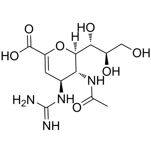総称名：ザナミビル｜化学式：C12H20N4O7｜CAS番号：139110-80-8