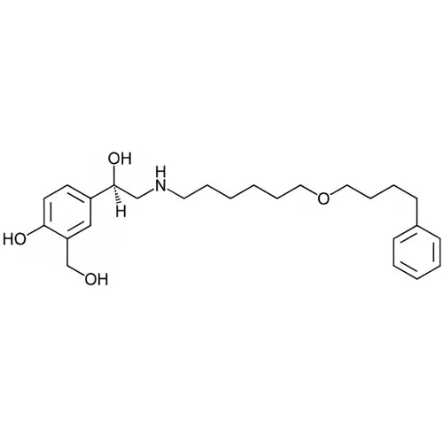 総称名：サルメテロール｜化学式：C25H37NO4｜CAS番号：89365-50-4