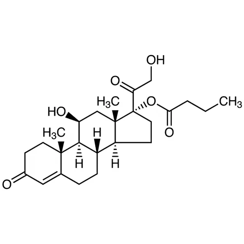 総称名：ヒドロコルチゾン酪酸エステル｜化学式：C25H36O6｜CAS番号：13609-67-1