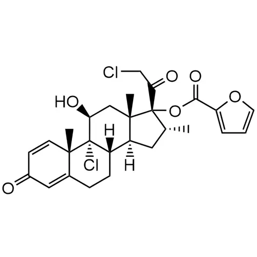 総称名：モメタゾンフランカルボン酸エステル｜化学式：C27H30Cl2O6｜CAS番号：83919-23-7