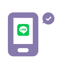 スマホとLINEのアイコン