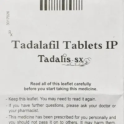 タダリスSX20mgの取扱説明書