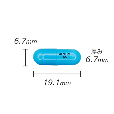 カプセル剤の計測値のサムネイル画像