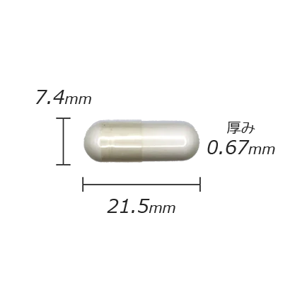 カプセル剤の計測値のサムネイル画像