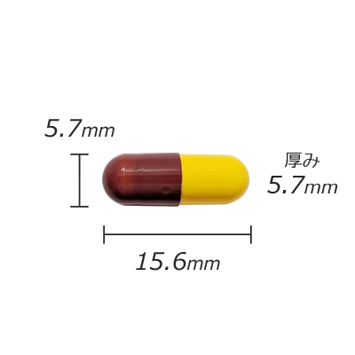 カプセル剤の計測値のサムネイル画像