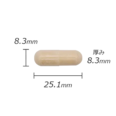 カプセル剤の計測値のサムネイル画像