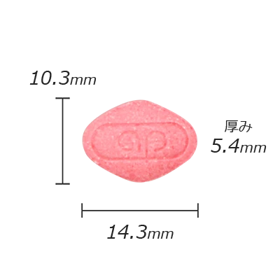 錠剤の計測値のサムネイル画像