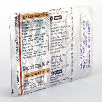 カルシガード10mg(アダラートジェネリック)【2シートセット】の画像