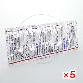 アムリプ5mg(ノルバスクジェネリック)【5シートセット】の画像