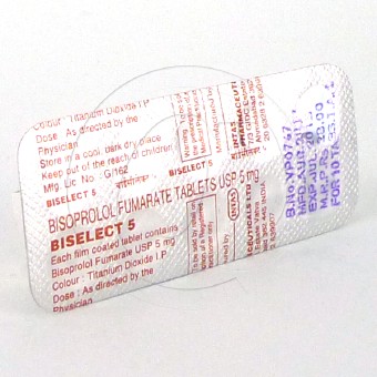 ビセレクト5mg(メインテートジェネリック)の画像