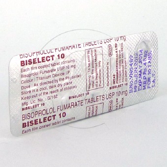 ビセレクト10mg(メインテートジェネリック)【2シートセット】の画像