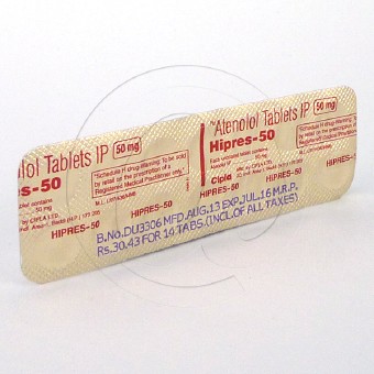 ハイプレス50mg(テノーミンジェネリック)の画像