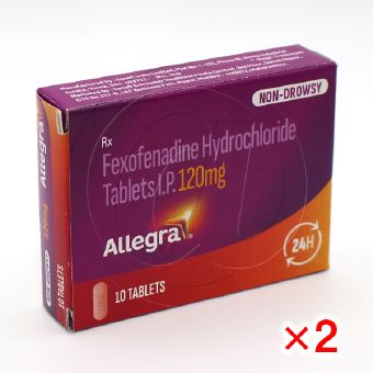 アレグラ120mg【2箱セット】の画像
