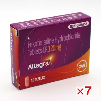 アレグラ120mg【7箱セット】の画像