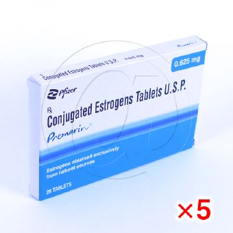 プレマリン0.625mg【5箱セット】の画像