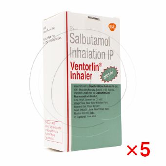ベネトリンエボハラー100mcg(吸入器)【5箱セット】の画像