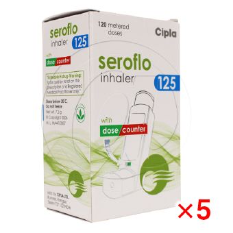 セロフロ125mcg(吸入器)【5箱セット】の画像