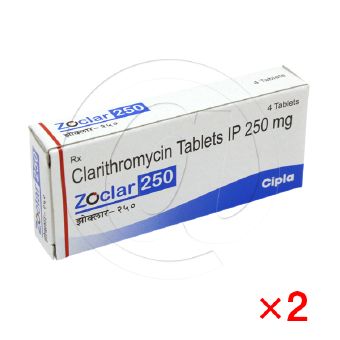ゾクラー250mg(クラリシッドジェネリック)【2箱セット】の画像