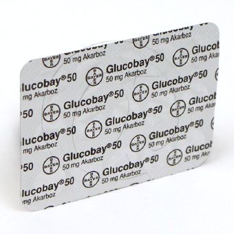 グルコバイ50mg・90錠の画像