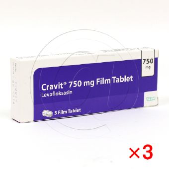 クラビット750mg【3箱セット】の画像
