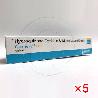 コスメライトクリーム2%・25gm(メラケアジェネリック)【5箱セット】の画像