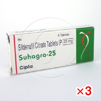 スハグラ25mg【3箱セット】の画像
