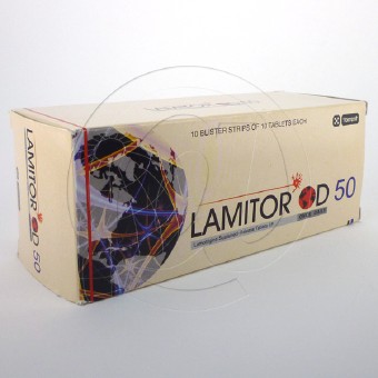 ラミトールOD錠50mg(ラミクタールジェネリック)の画像