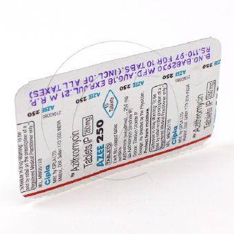 アジー250mg(ジスロマックジェネリック)の画像